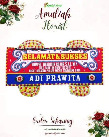 Papan Bunga Ucapan Selamat Luhurjaya